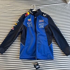 RedBull Racing Oracle Blue & Black Softshell Jacket